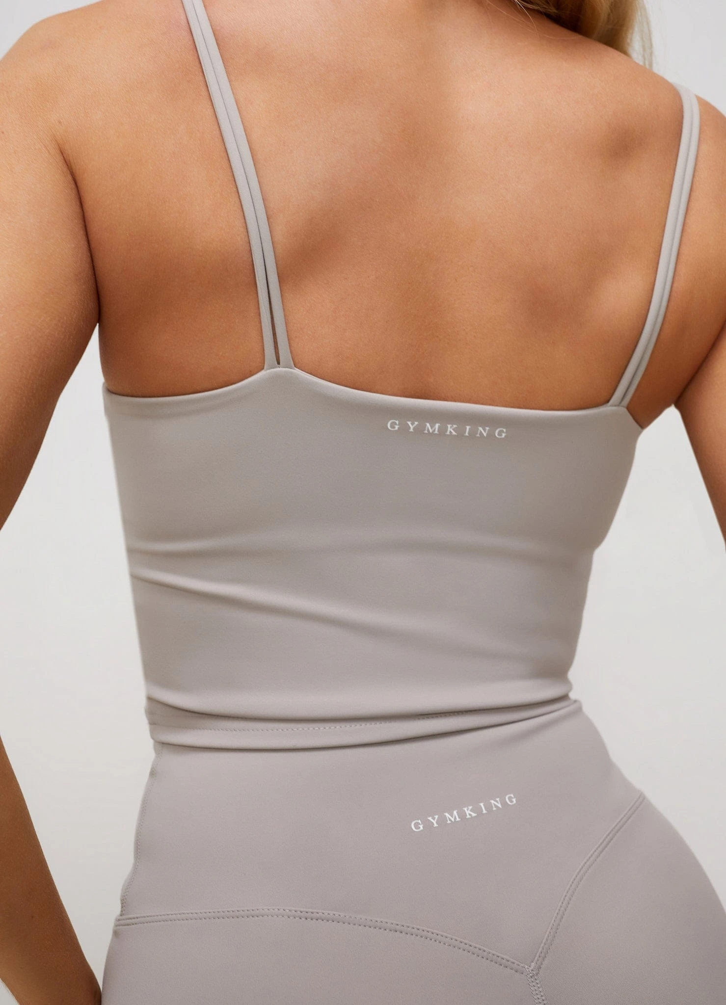 Gym King 365 Long Line Tank - Dove Grey - Image 6