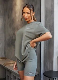 Gym King Spirit Of Summer Boyfriend Tee - Dusk Green