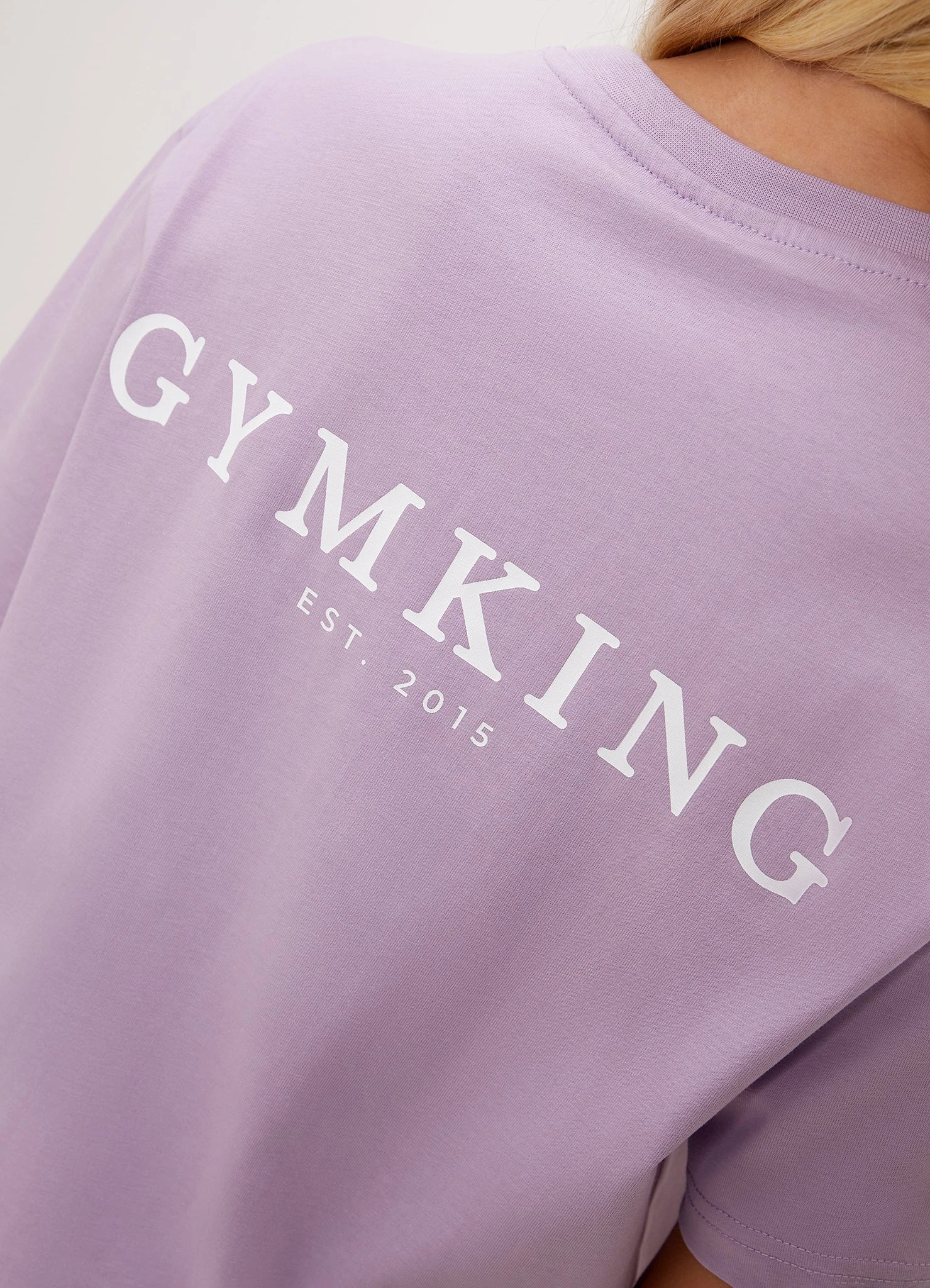 Gym King Established Boyfriend Tee - Lilac - Image 8