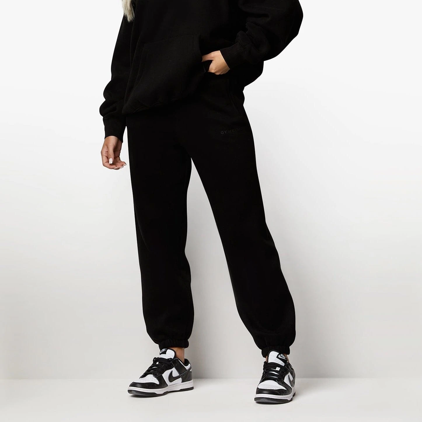 Gym King Luxe Jogger - Black - Image 2