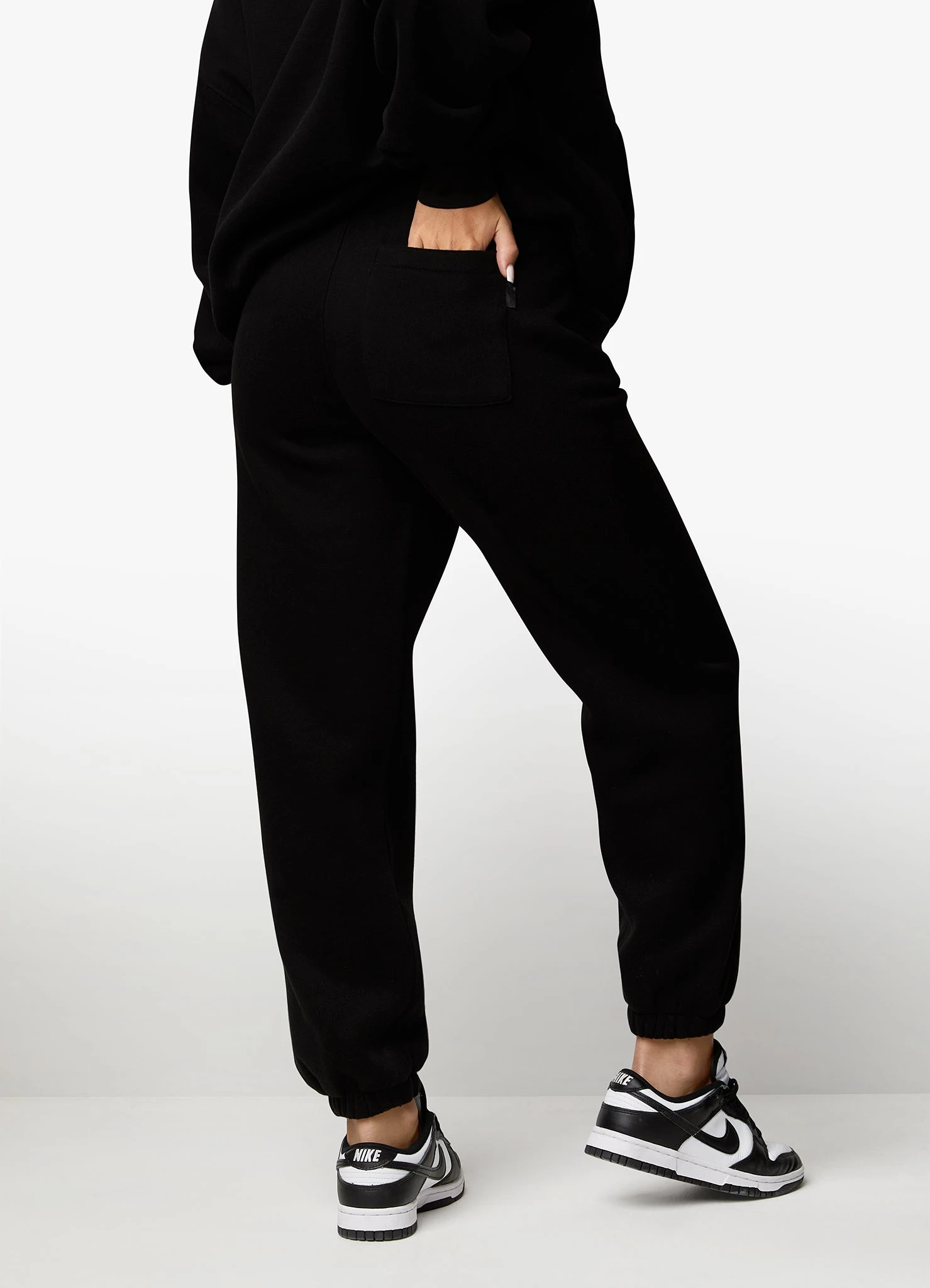 Gym King Luxe Jogger - Black - Image 3