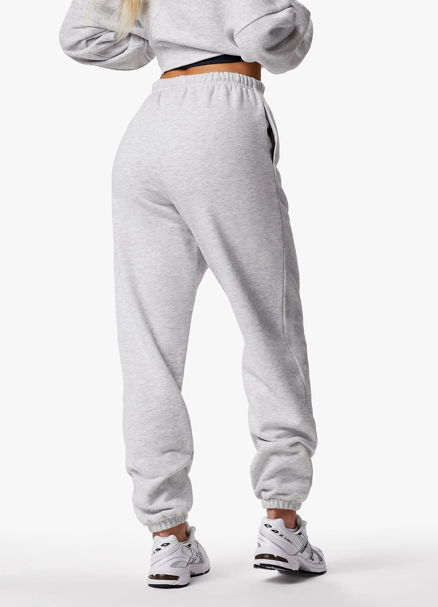 Gym King Move Your Way Jogger - Snow Marl - Image 7