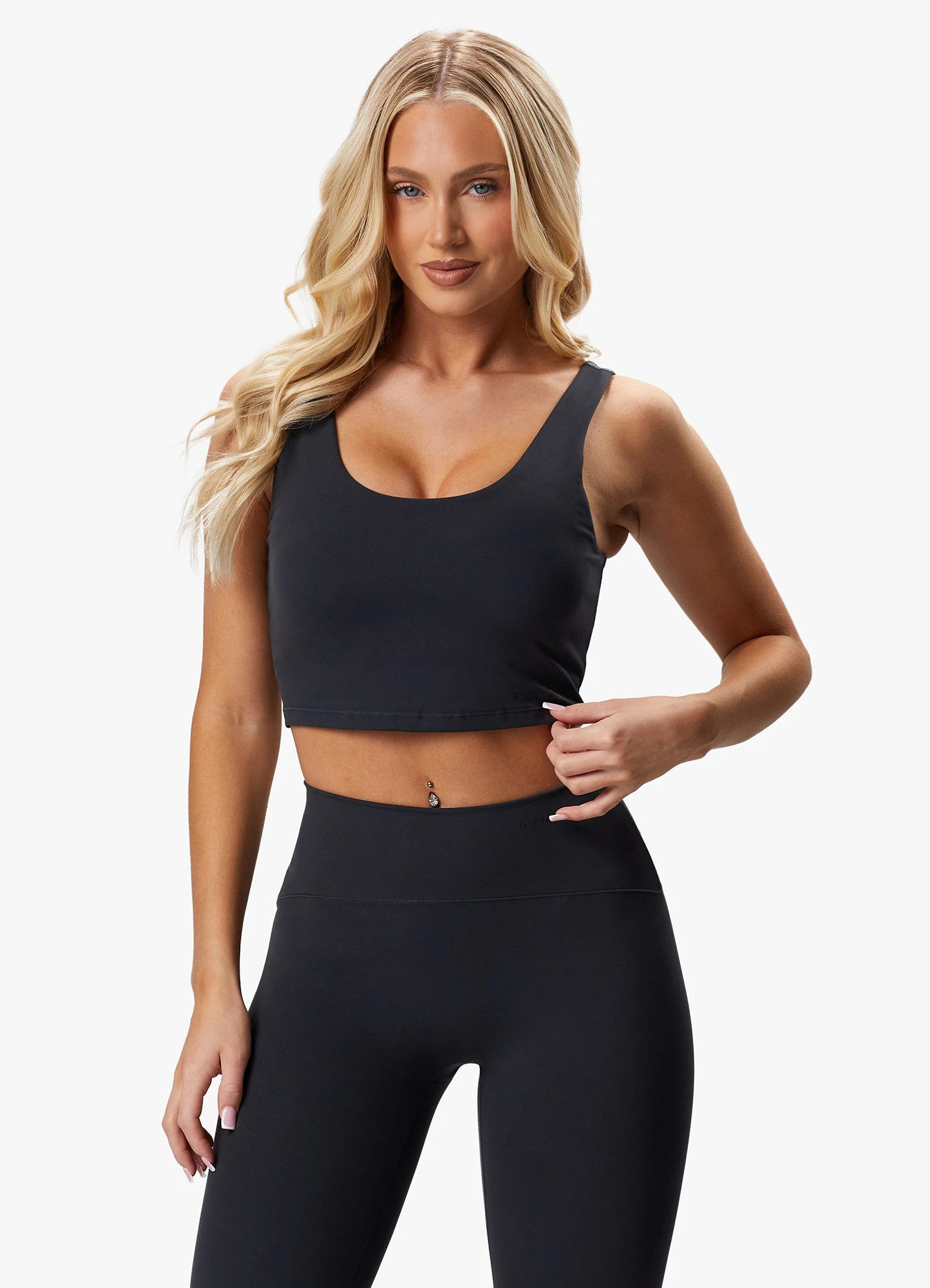 Gym King Peach Luxe Tank - Pewter Luxe - Image 11
