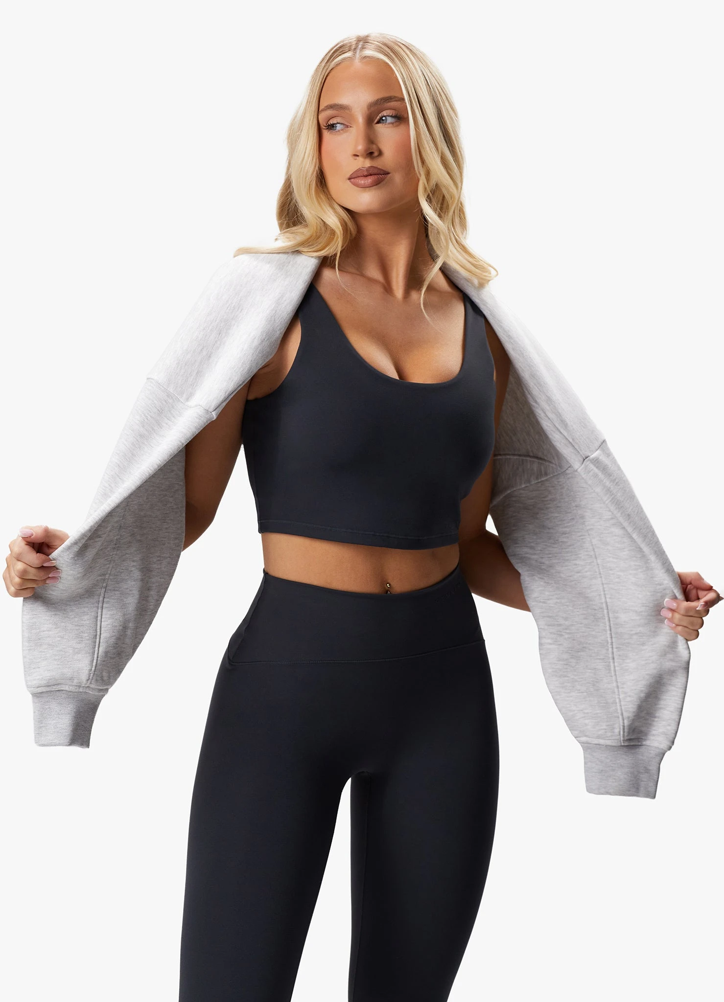 Gym King Peach Luxe Tank - Pewter Luxe - Image 6