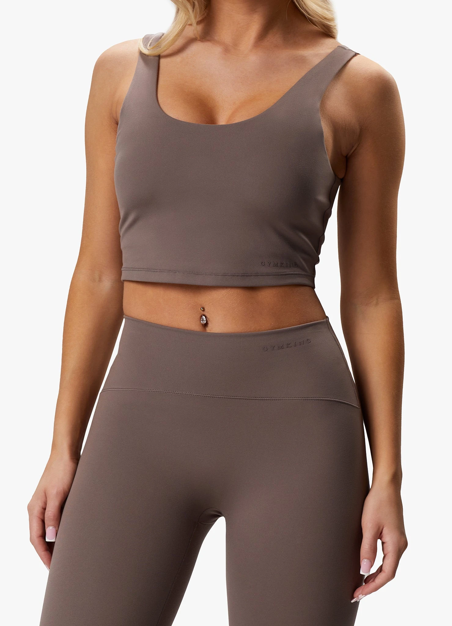 Gym King Peach Luxe Tank - Praline Luxe - Image 14