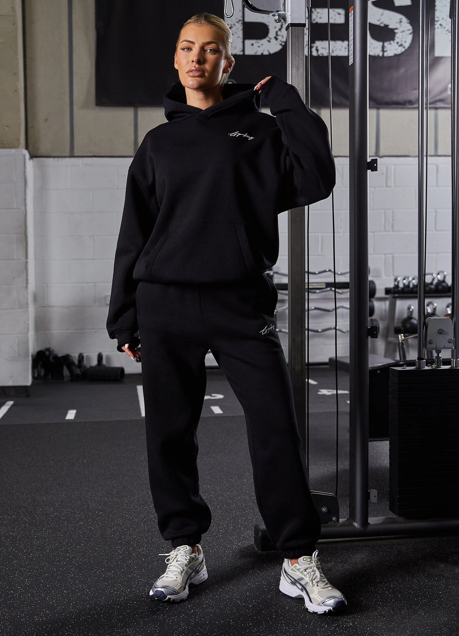 Gym King Reset Sweatpant - Black - Image 14