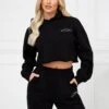 Gym King Radiance Crop Hood - Black