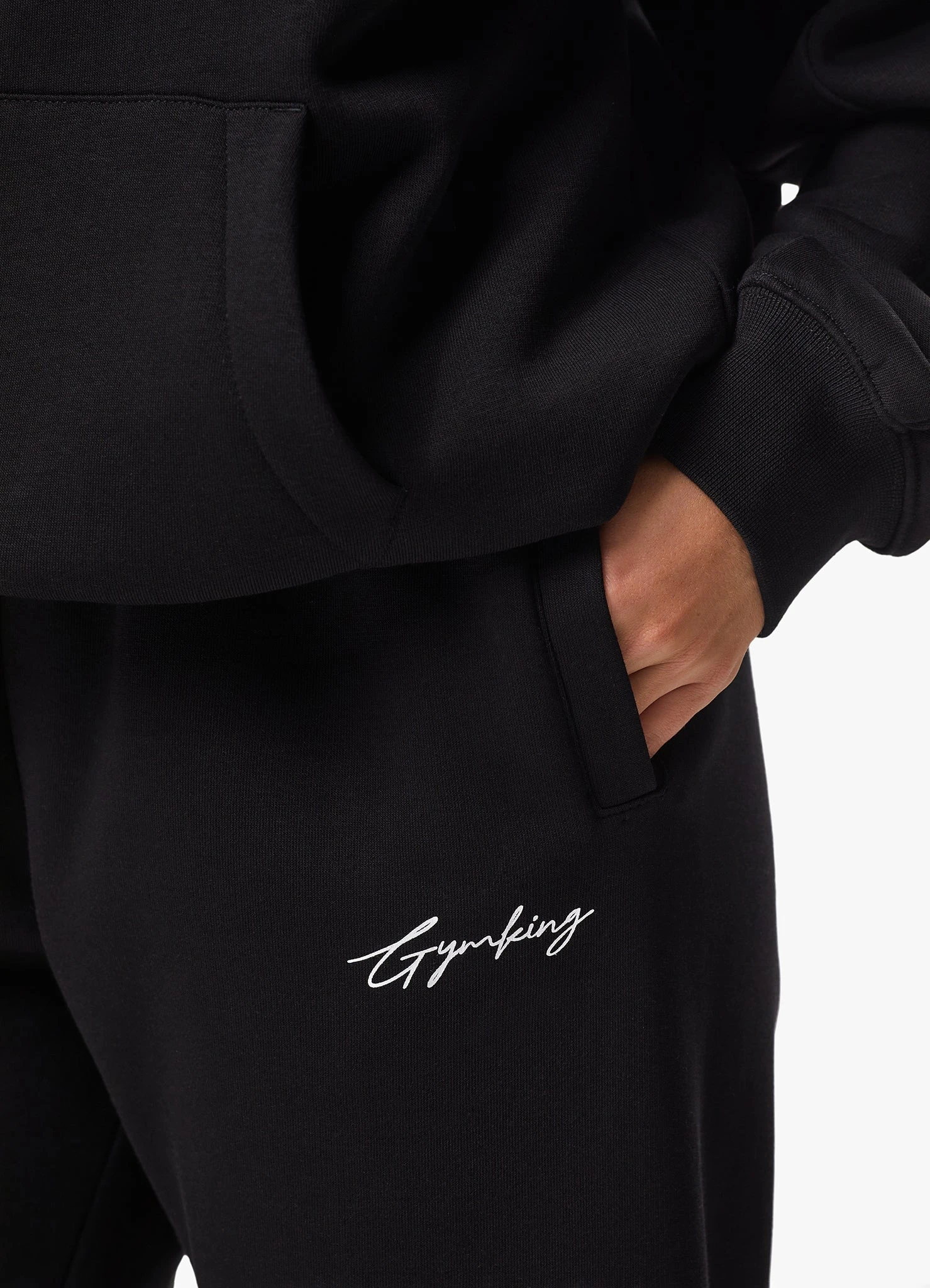 Gym King Reset Sweatpant - Black - Image 5