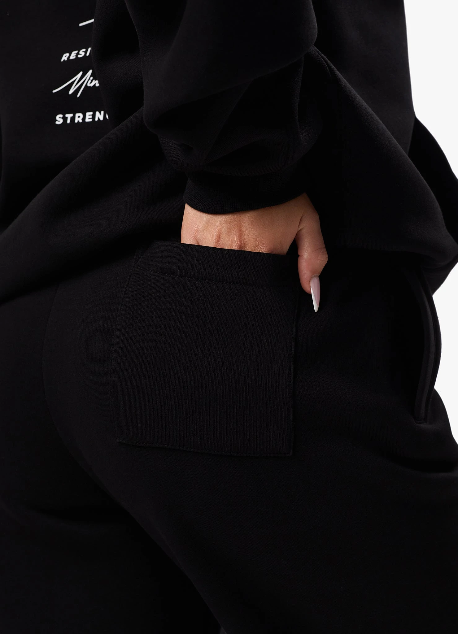 Gym King Reset Sweatpant - Black - Image 6