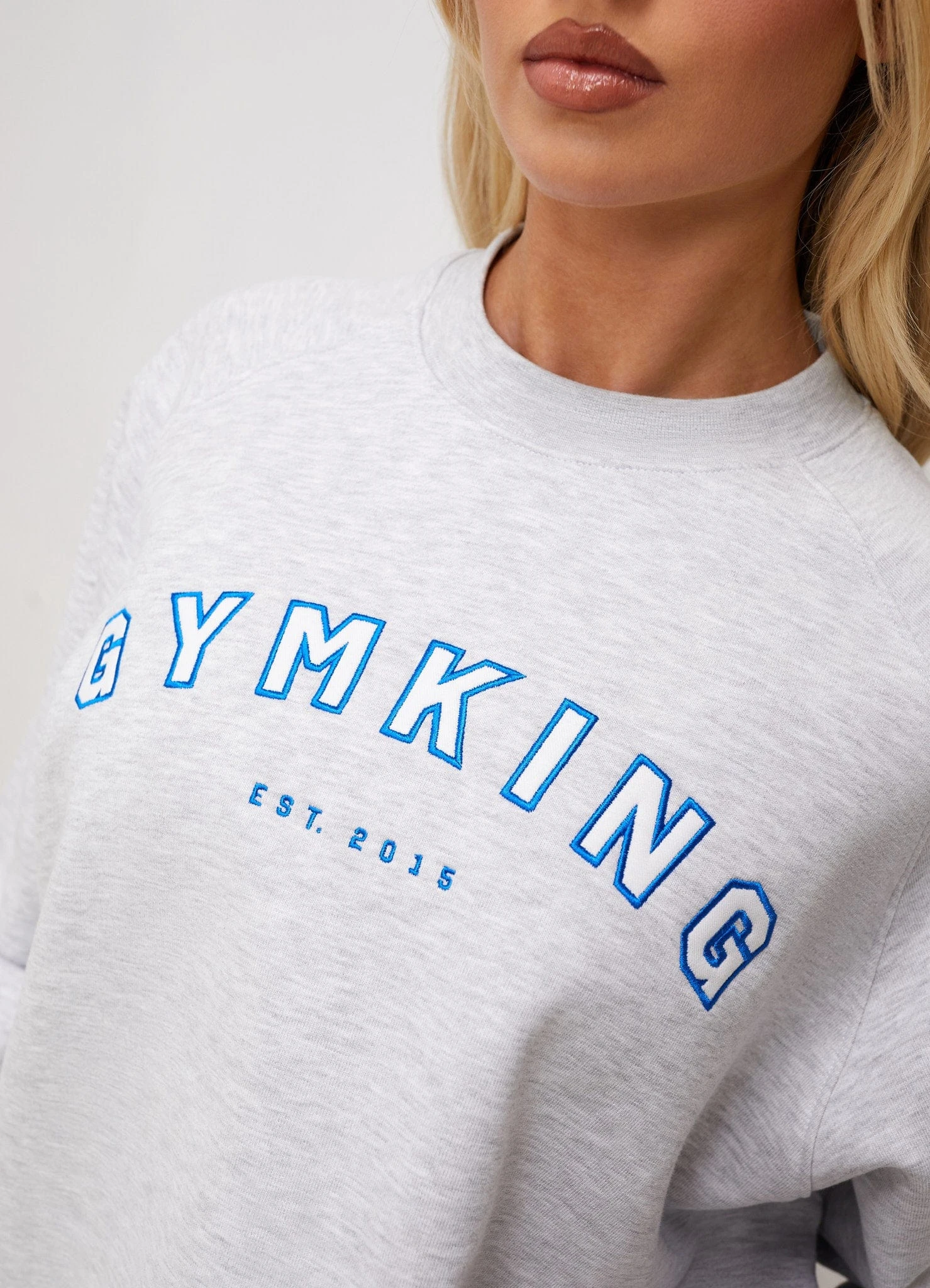 Gym King Shadow Crew - Snow Marl - Image 6