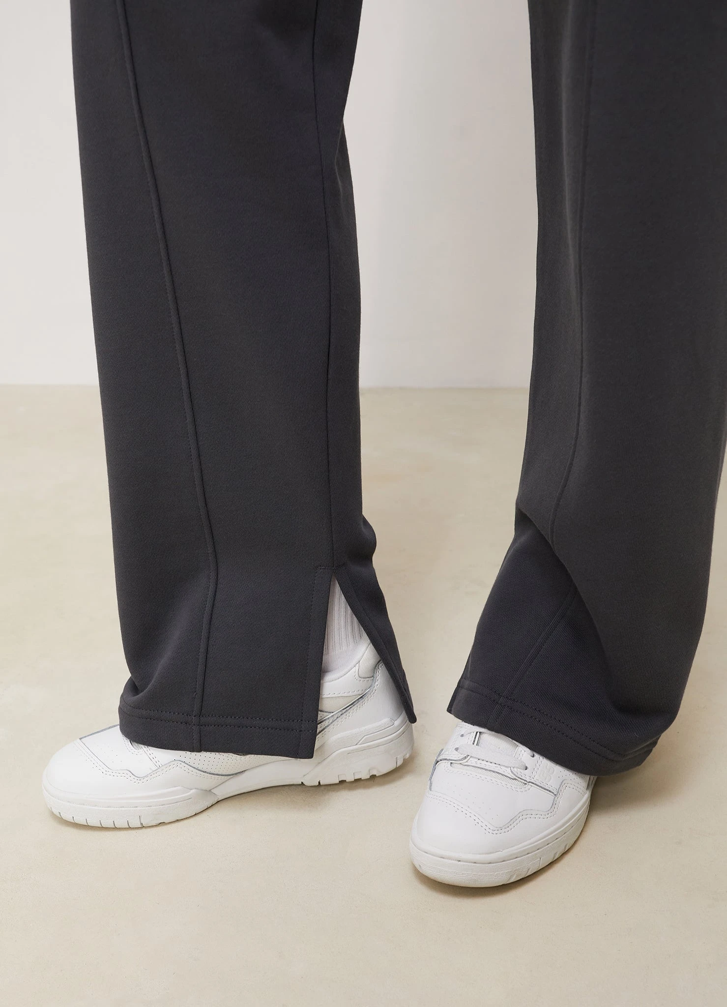 Gym King Shadow Cropped Funnel & Jogger - Shadow Grey - Image 7