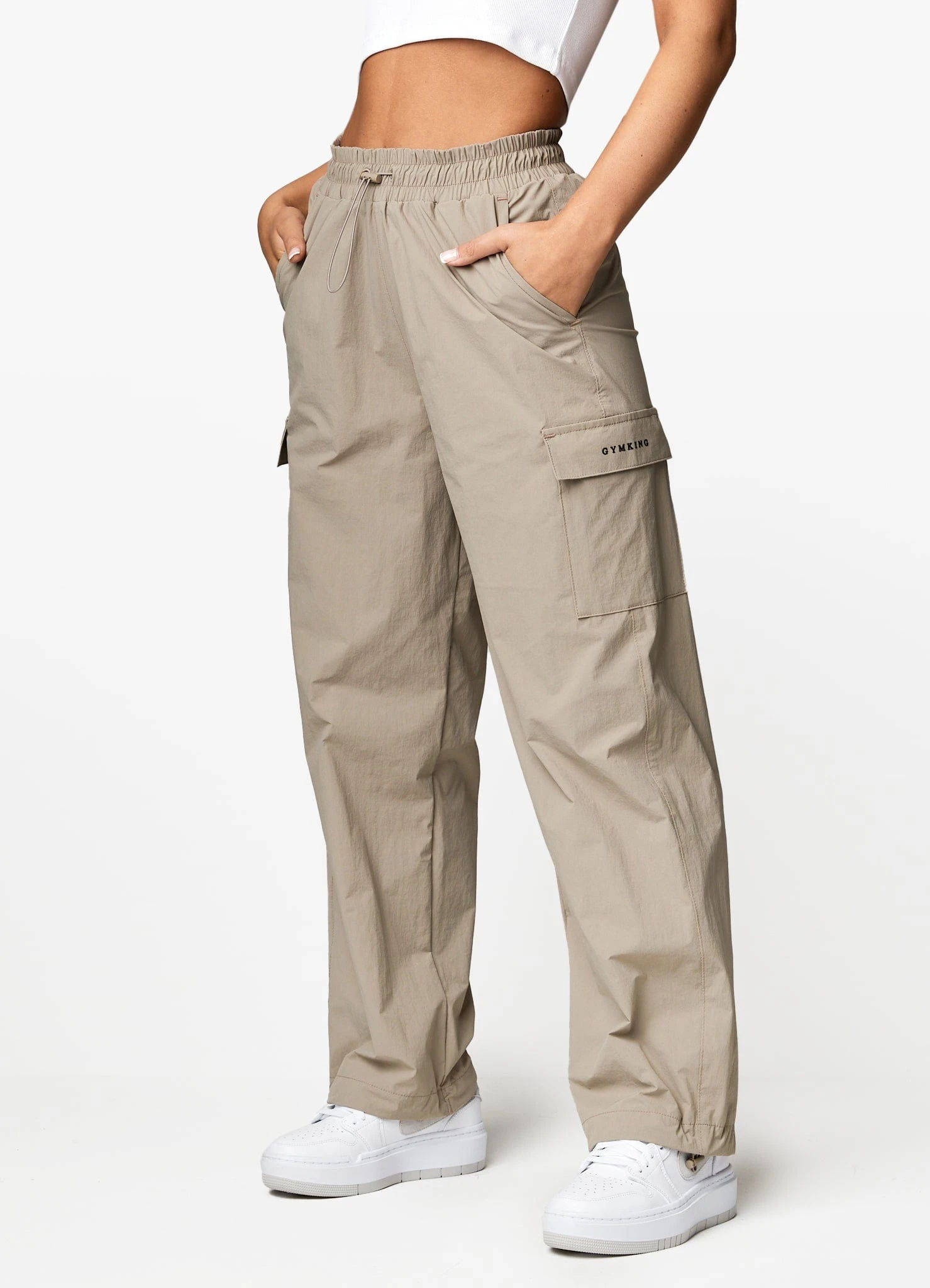 Gym King Utility Woven Cargo Pant - Mocha - Image 4