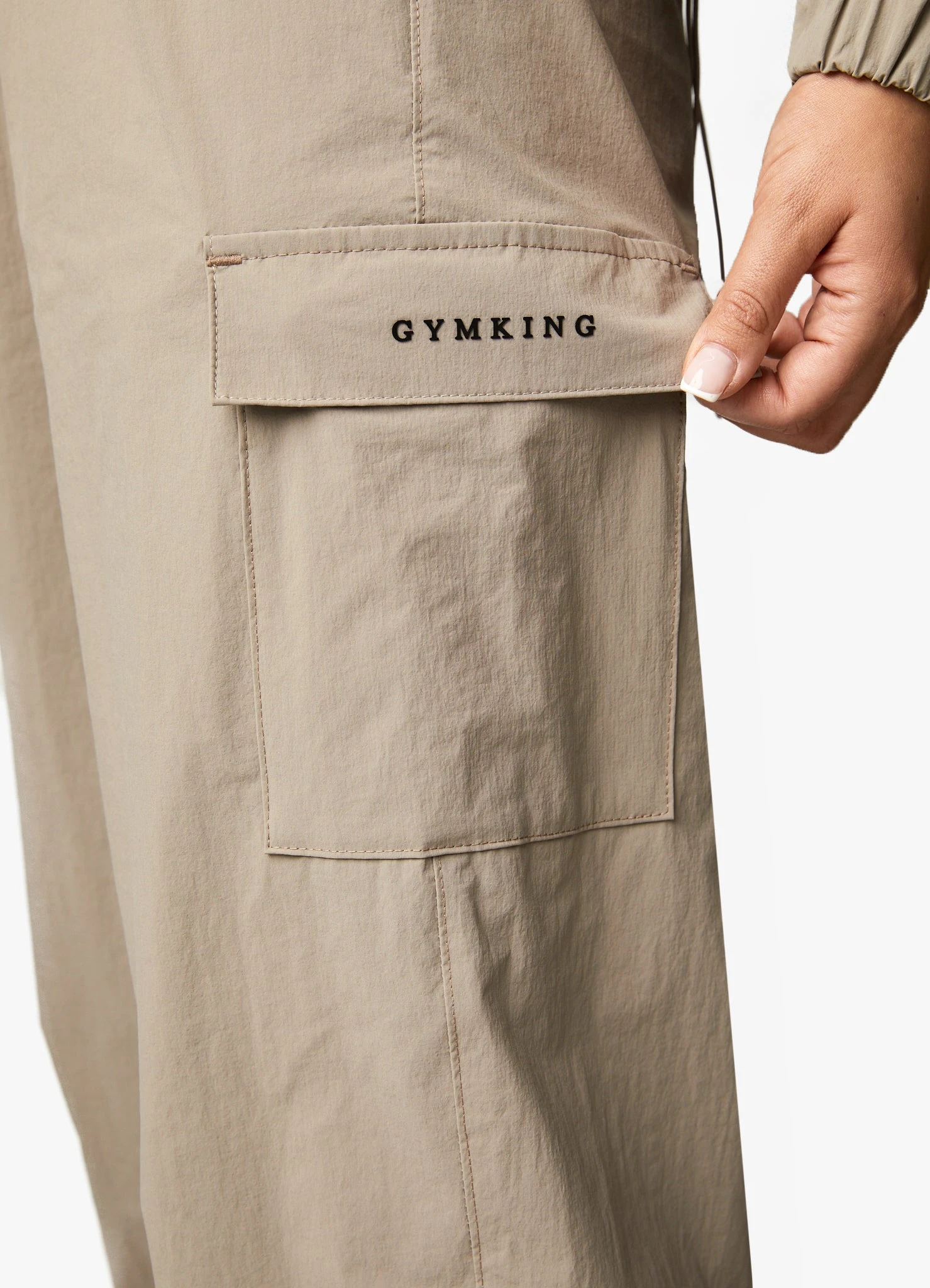 Gym King Utility Woven Cargo Pant - Mocha - Image 15