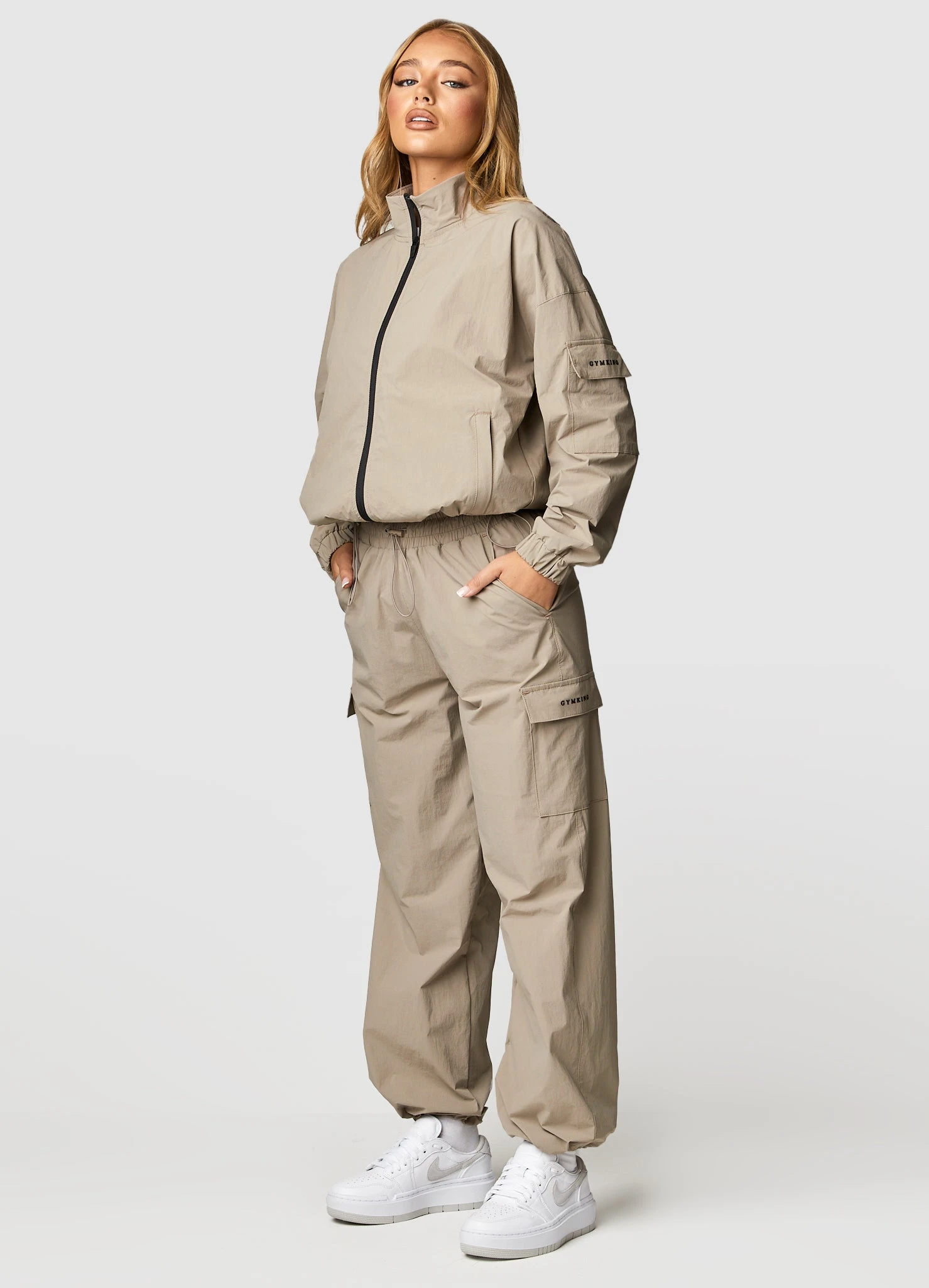 Gym King Utility Woven Cargo Pant - Mocha - Image 12