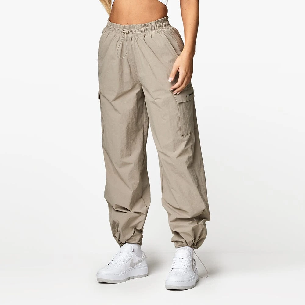 Gym King Utility Woven Cargo Pant - Mocha - Image 2
